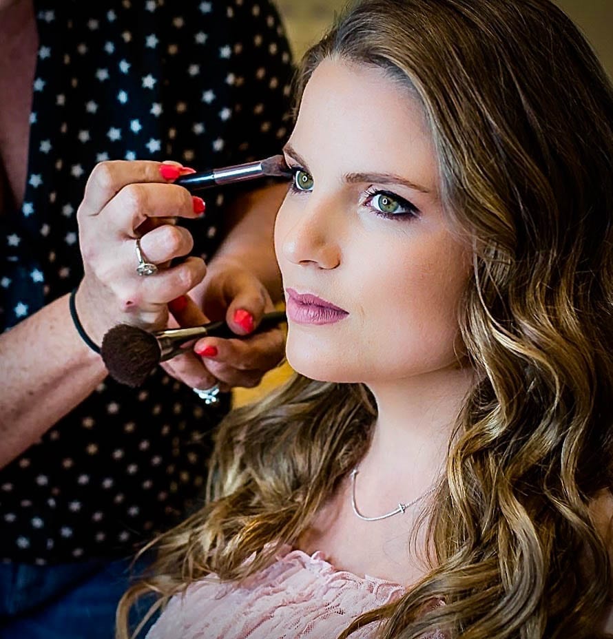 wedding day hair and makeup